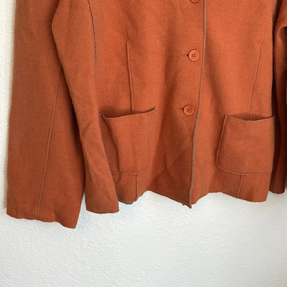 Eileen Fisher Merino Wool Cardigan 1X